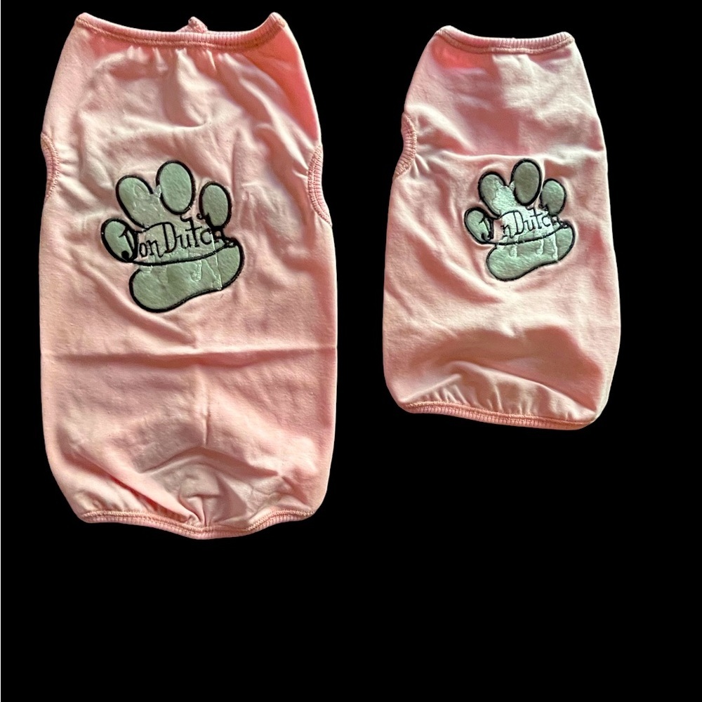 VON Dutch Dog Spring Clothes Pet Puppy Costume Dog Cat Sports Apparel top